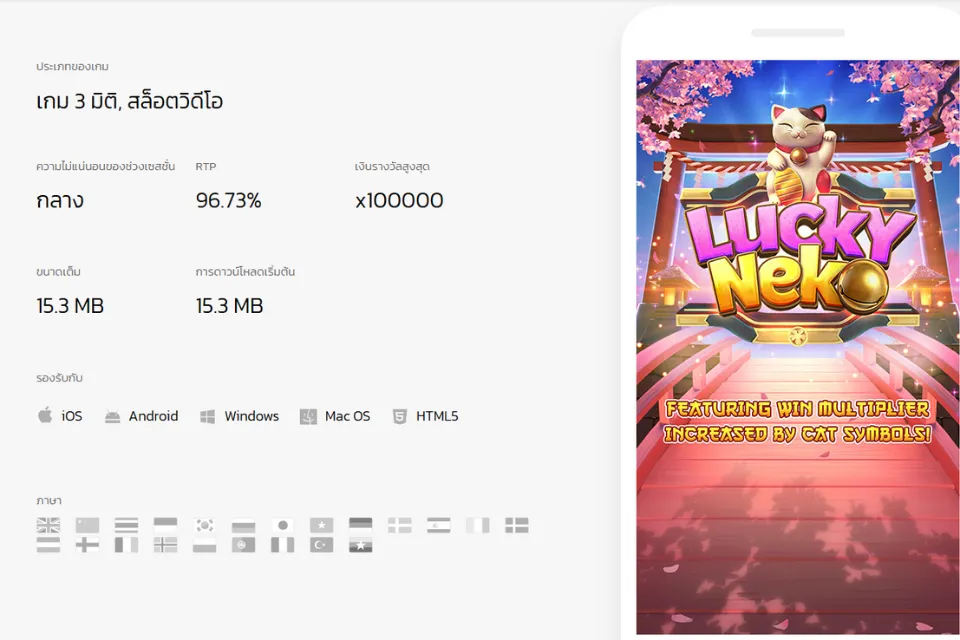 3 เกม เว็บสล็อตพีจี ที่มีผู้เล่นมากที่สุด จากผู้เล่นทั้งหมดในปี 2025 4 Lucky Neko สล็อตแมวนำโชค